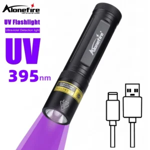 10W UV 395nm High Power LED Flashlight USB Rechargeable Ultraviolet Resin Nail polish Curing Pet Stains Scorpion Detection light - Fagaare1.1