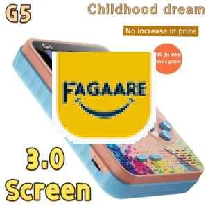 G5 500 In 1 MINI Game Handheld Game Players Portable Retro Video Console Boy 8 Bit 3.0 Inch Color LCD Screen Games - Fagaare 1.1